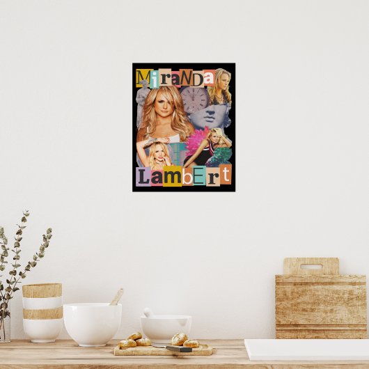 Miranda Lambert Country Music Poster (Keuken)