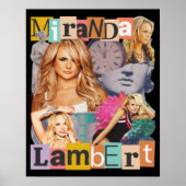 Miranda Lambert Country Music Poster (Voorkant)