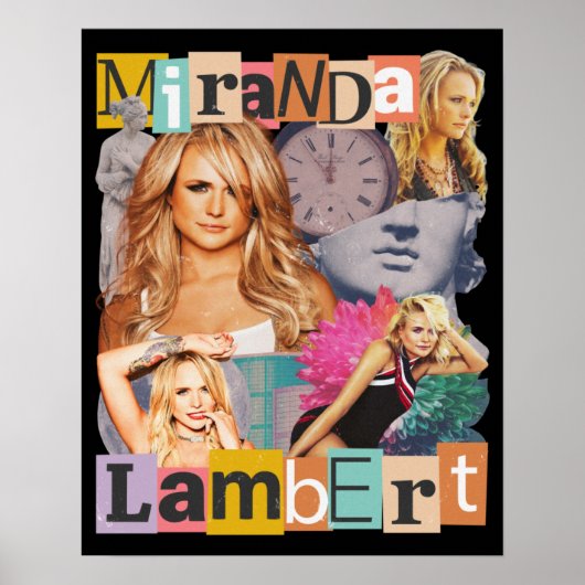 Miranda Lambert Country Music Poster (Voorkant)
