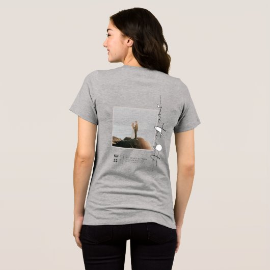Miranda & Mathew Save The Date T-Shirt (Achterkant volledig)