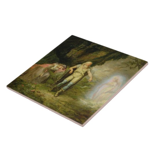 Miranda, Prospero en Ariel van 'The Tempest' door Tegeltje (Zijkant)