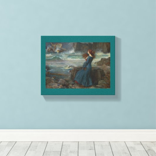 Miranda (The Tempest) Canvas Afdruk (Insitu (Houten vloer))
