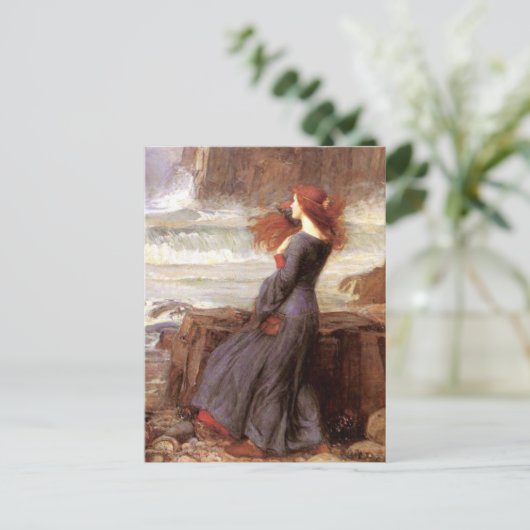 Miranda The Tempest door John William Waterhouse Briefkaart (Staand voorkant)