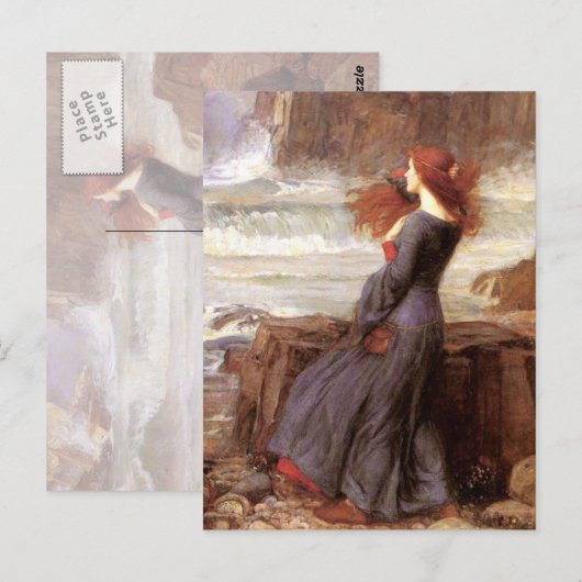 Miranda The Tempest door John William Waterhouse Briefkaart (Voorkant / Achterkant)