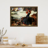 Miranda ~ The Tempest John W. Waterhouse Poster (Keuken)