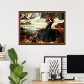 Miranda ~ The Tempest John W. Waterhouse Poster (Thuiskantoor)
