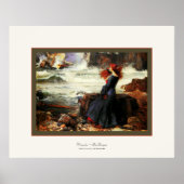 Miranda ~ The Tempest ~ John W. Waterhouse Poster (Voorkant)
