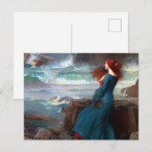 Miranda The Tempest John William Waterhouse Briefkaart (Voorkant / Achterkant)