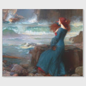 Miranda The Tempest John William Waterhouse Cadeaupapier (Vlak)