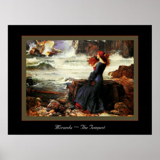 Miranda ~ The Tempest Poster (Voorkant)