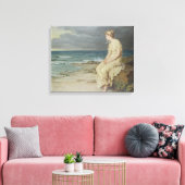 Miranda van het Zee Canvas Afdruk (Insitu (Woonkamer))