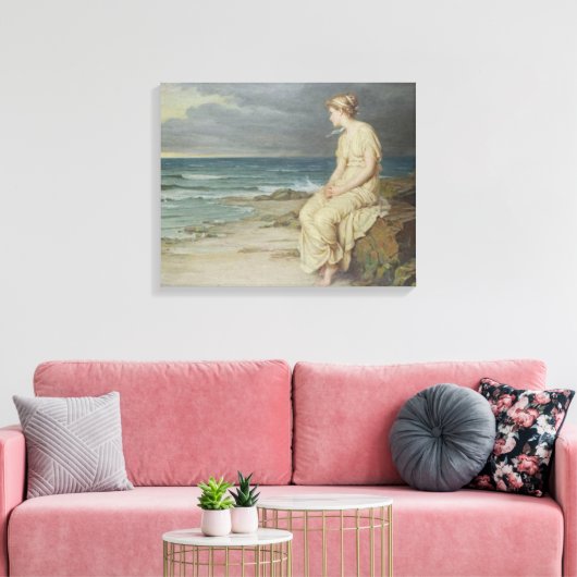 Miranda van het Zee Canvas Afdruk (Insitu (Woonkamer))