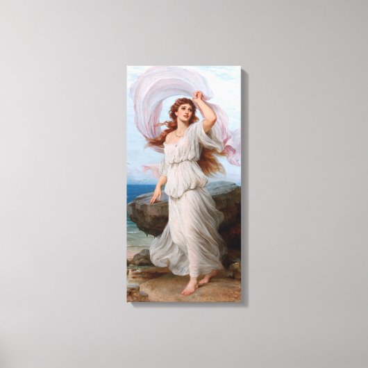 Miranda van Thomas Francis Dicksee Canvas Afdruk (Voorkant)