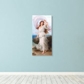 Miranda van Thomas Francis Dicksee Canvas Afdruk (Insitu (Houten vloer))