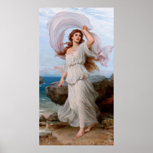 Miranda van Thomas Francis Dicksee Poster (Voorkant)