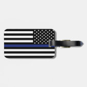 Miranda Waarschuwing Politie Vlag Bagagelabel (Achterkant horizontaal)