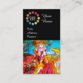 MIRANDOLINA BEAUTY MAAKT KUNSTKLEURPALETTE OP VISITEKAARTJE (Voorkant)