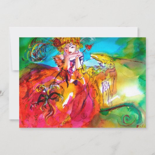 MIRANDOLINA, heldere vonken rood blauw groen geel (Voorkant)