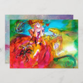 MIRANDOLINA, heldere vonken rood blauw groen geel (Voorkant / Achterkant)