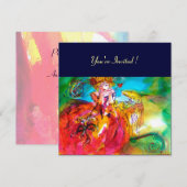 MIRANDOLINA MARDI GRAS MASKERADE FEestJE Kaart (Voorkant / Achterkant)