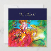 MIRANDOLINA MARDI GRAS MASKERBAL KAART (Voorkant)