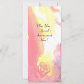 MIRANDOLINA MARDI GRAS MASQUERADE PARTIJ KAART (Achterkant)