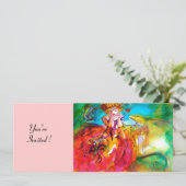 MIRANDOLINA MARDI GRAS MASQUERADE PARTIJ KAART (Staand voorkant)