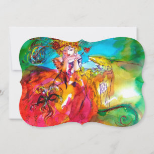 MIRANDOLINA MASQUERADE BALL yellow brown green Kaart