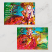 MIRANDOLINA / Mode, Theater ,Kostuumontwerper Visitekaartje (Voorkant / Achterkant)