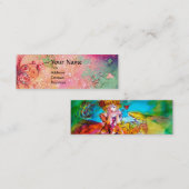 MIRANDOLINA Podiumkunsten, Kostuumontwerper Roze Mini Visitekaartje (Voorkant / Achterkant)