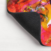 MIRANDOLINA roze rood blauw geel Muismat (Hoek)