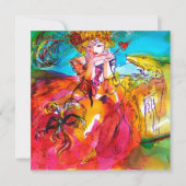 MIRANDOLINA SWEET 16 MASQUERADE BAL, geel goud Aankondiging (Voorkant)