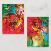 MIRANDOLINA / uitvoerende kunsten , kostuumontwerp Visitekaartje (Voorkant / Achterkant)