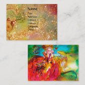 MIRANDOLINA / uitvoerende kunsten , kostuumontwerp Visitekaartje (Voorkant / Achterkant)