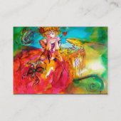 MIRANDOLINA / uitvoerende kunsten , kostuumontwerp Visitekaartje (Achterkant)