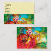 MIRANDOLINA / uitvoerende kunsten , kostuumontwerp Visitekaartje (Voorkant / Achterkant)