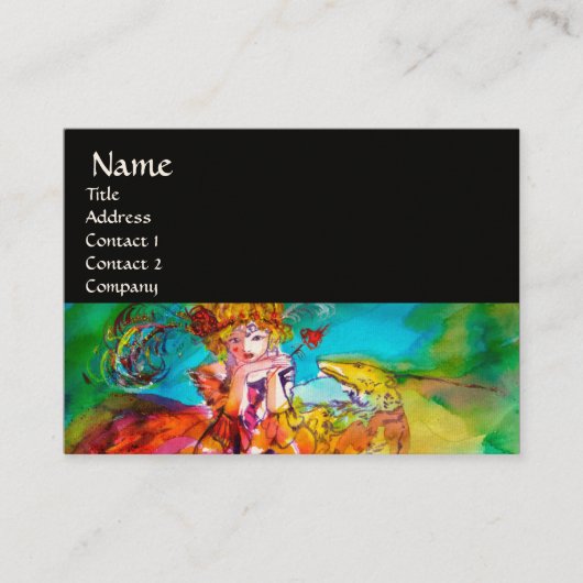 MIRANDOLINA / uitvoerende kunsten , kostuumontwerp Visitekaartje (Voorkant)