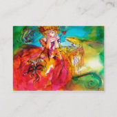 MIRANDOLINA / uitvoerende kunsten , kostuumontwerp Visitekaartje (Achterkant)