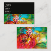 MIRANDOLINA / uitvoerende kunsten , kostuumontwerp Visitekaartje (Voorkant / Achterkant)