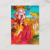 MIRANDOLINA / uitvoerende kunsten , kostuumontwerp Visitekaartje (Achterkant)