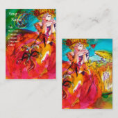 MIRANDOLINA / uitvoerende kunsten , kostuumontwerp Visitekaartje (Voorkant / Achterkant)