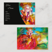 MIRANDOLINA / uitvoerende kunsten , kostuumontwerp Visitekaartje (Voorkant / Achterkant)