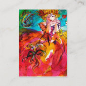 MIRANDOLINA / uitvoerende kunsten , kostuumontwerp Visitekaartje (Achterkant)