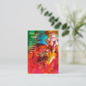 MIRANDOLINA / uitvoerende kunsten , kostuumontwerp Visitekaartje (Staand voorkant)