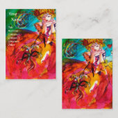 MIRANDOLINA / uitvoerende kunsten , kostuumontwerp Visitekaartje (Voorkant / Achterkant)