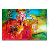 MIRANDOLINA, Venetiaans carnavalesmasker (Voorkant Horizontaal)