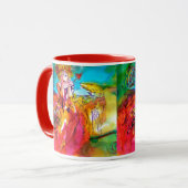 MIRANDOLINA, Venetiaans carnavalesmasker Mok (Voorkant links)