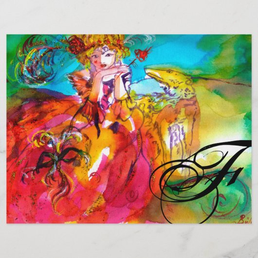 MIRANDOLINA / Venetiaanse carnavalmaskers (Voorkant)