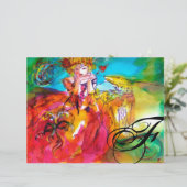 MIRANDOLINA / Venetiaanse carnavalmaskers (Staand voorkant)