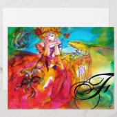 MIRANDOLINA / Venetiaanse carnavalmaskers (Voorkant / Achterkant)